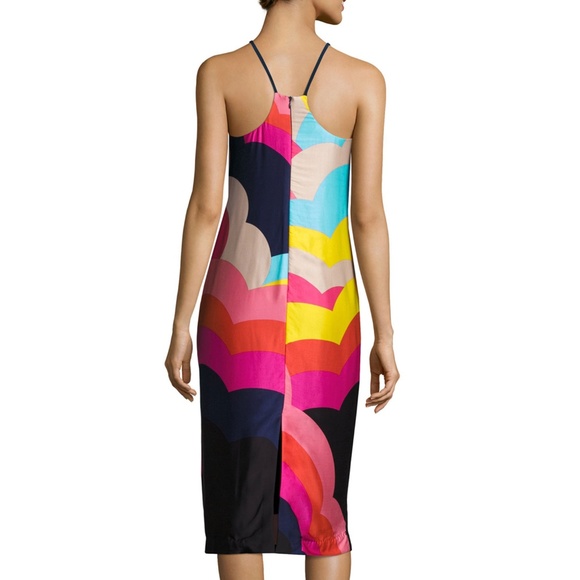 ❌❌SOLD❌❌ NWT Trina Turk Vina Rainbow Halter Dress - Picture 6 of 8